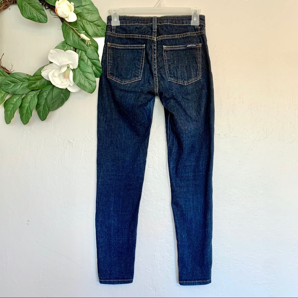 JUST USA Dark Wash Denim Skinny Jeans Size 1 - Picture 3 of 6
